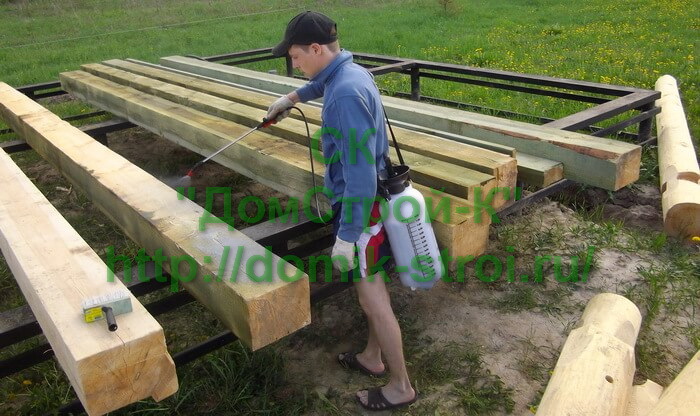 Материалы для обработки деревянного дома